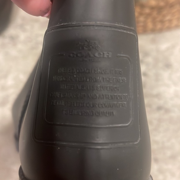 Coach plaid boots - Picture 3 of 3